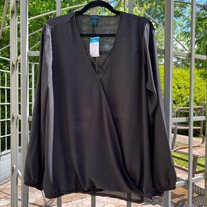 NWT Surplice Long Sleeve Top - Size 2X